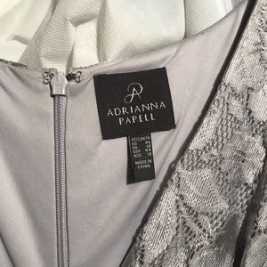 Beautiful silver lace wrap formal